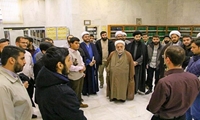 بازدید جمعی از طلاب حوزه علمیه امام رضا کرج از مؤسسه دارالحدیث
