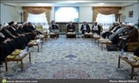 گزارش تصویری دیدار جمعی از روحانیون عقیدتی سیاسی ناحیه انتظامی تهران بزرگ با آیت الله ری شهری